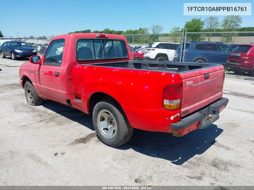 1993 Ford Ranger VIN: 1FTCR10A8PPB16761 Lot: 42615028