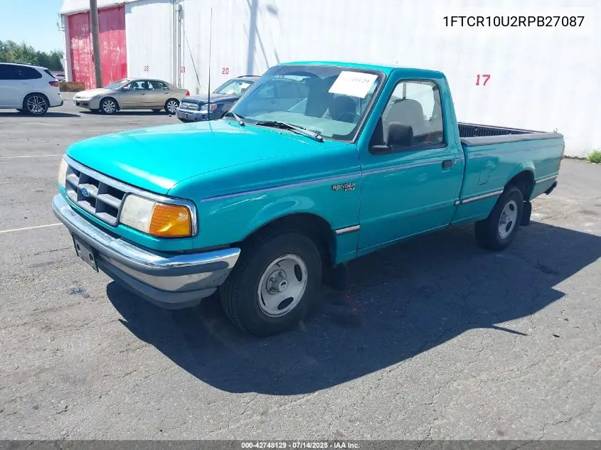 1994 Ford Ranger VIN: 1FTCR10U2RPB27087 Lot: 42748129