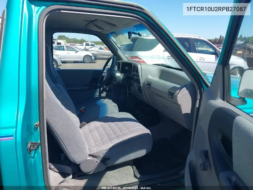1994 Ford Ranger VIN: 1FTCR10U2RPB27087 Lot: 42748129