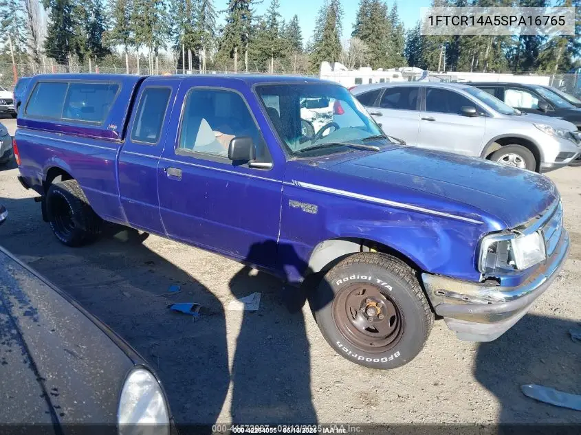 1995 Ford Ranger Super Cab VIN: 1FTCR14A5SPA16765 Lot: 42264055