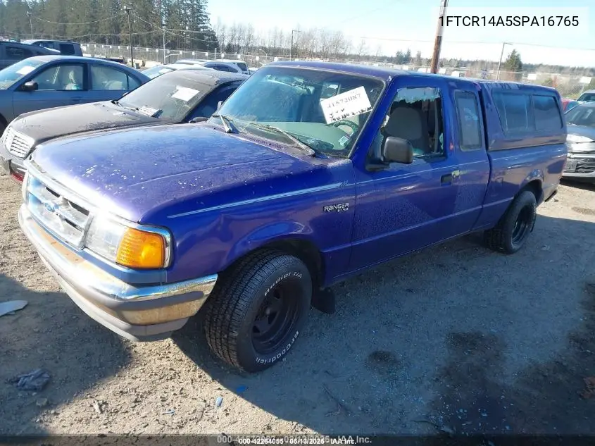 1995 Ford Ranger Super Cab VIN: 1FTCR14A5SPA16765 Lot: 42264055