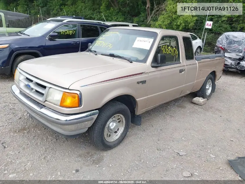 1996 Ford Ranger Super Cab VIN: 1FTCR14U0TPA91126 Lot: 42624174