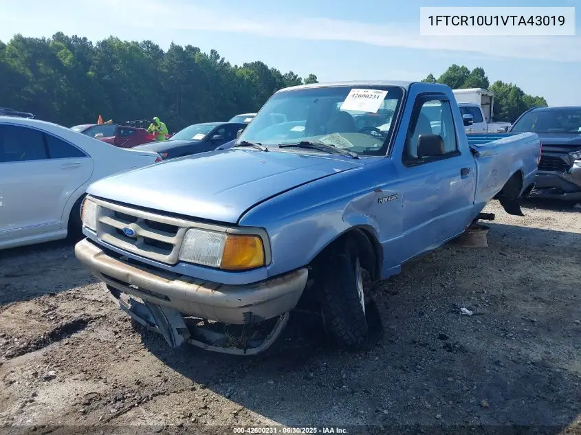 1997 Ford Ranger VIN: 1FTCR10U1VTA43019 Lot: 42600231