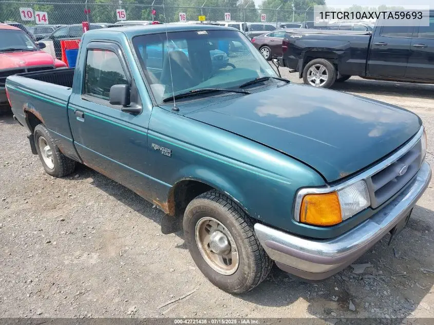 1997 Ford Ranger Splash/Xl/Xlt VIN: 1FTCR10AXVTA59693 Lot: 42721436