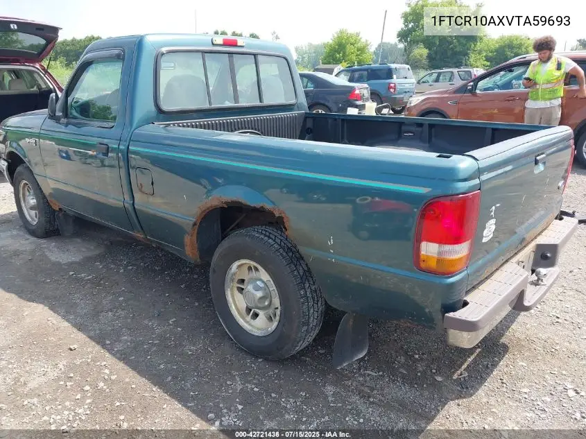 1997 Ford Ranger Splash/Xl/Xlt VIN: 1FTCR10AXVTA59693 Lot: 42721436