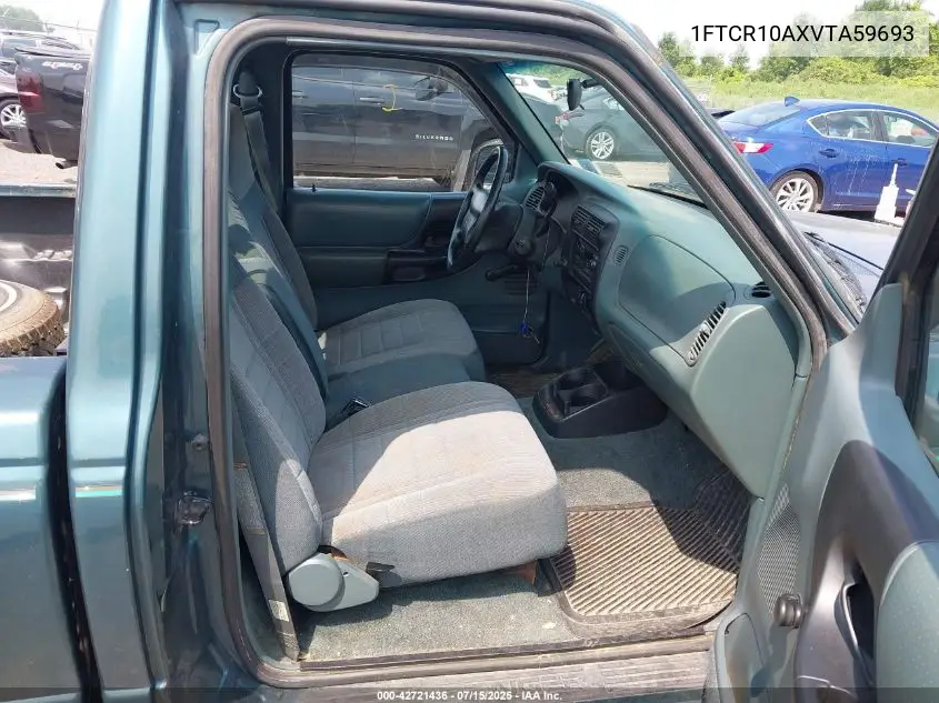 1997 Ford Ranger Splash/Xl/Xlt VIN: 1FTCR10AXVTA59693 Lot: 42721436