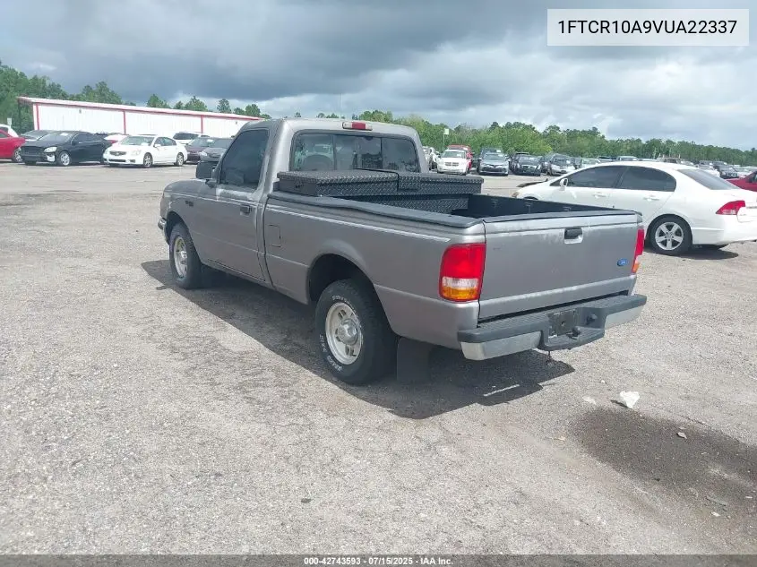 1997 Ford Ranger Splash/Xl/Xlt VIN: 1FTCR10A9VUA22337 Lot: 42743593