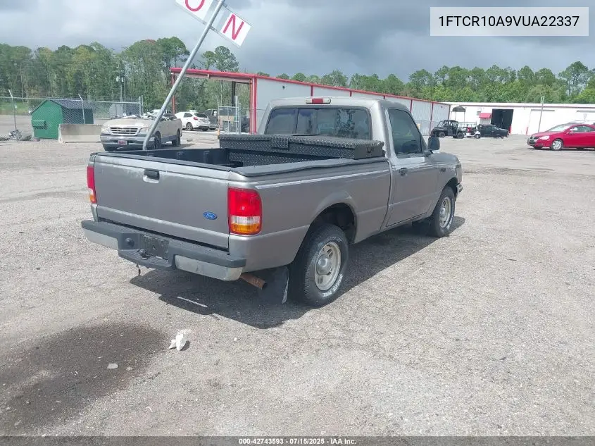 1997 Ford Ranger Splash/Xl/Xlt VIN: 1FTCR10A9VUA22337 Lot: 42743593