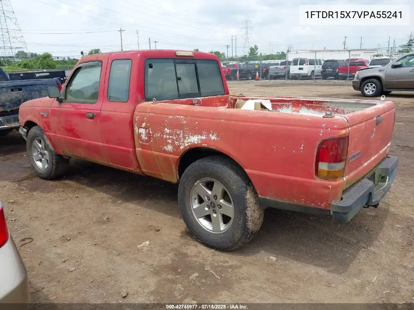 1997 Ford Ranger Splash/Stx/Xlt VIN: 1FTDR15X7VPA55241 Lot: 42745977
