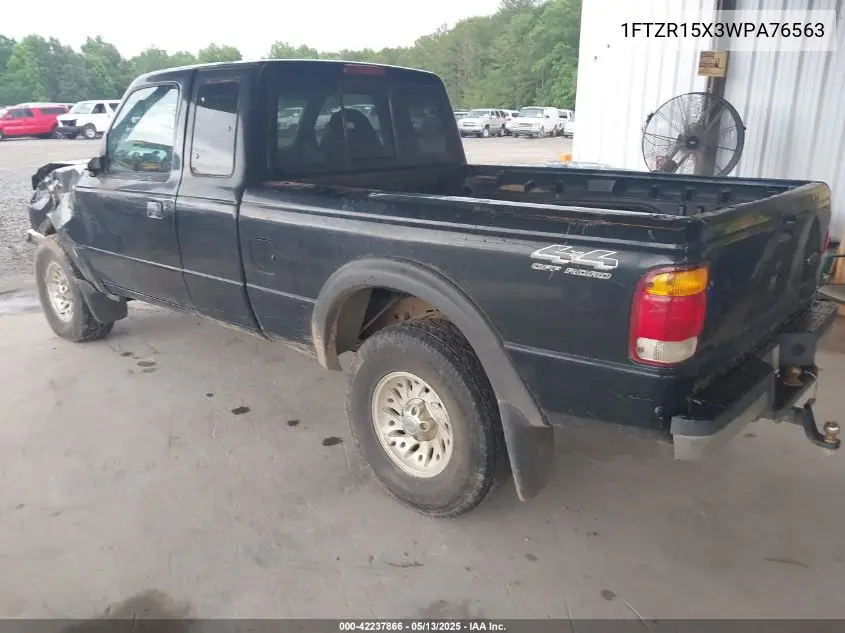 1998 Ford Ranger Splash/Xl/Xlt VIN: 1FTZR15X3WPA76563 Lot: 42237866