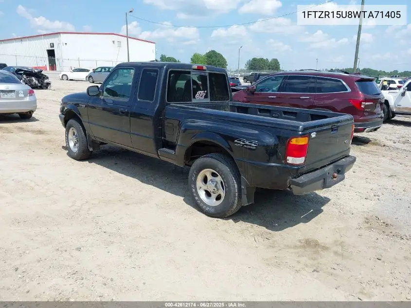 1998 Ford Ranger Splash/Xl/Xlt VIN: 1FTZR15U8WTA71405 Lot: 42612174