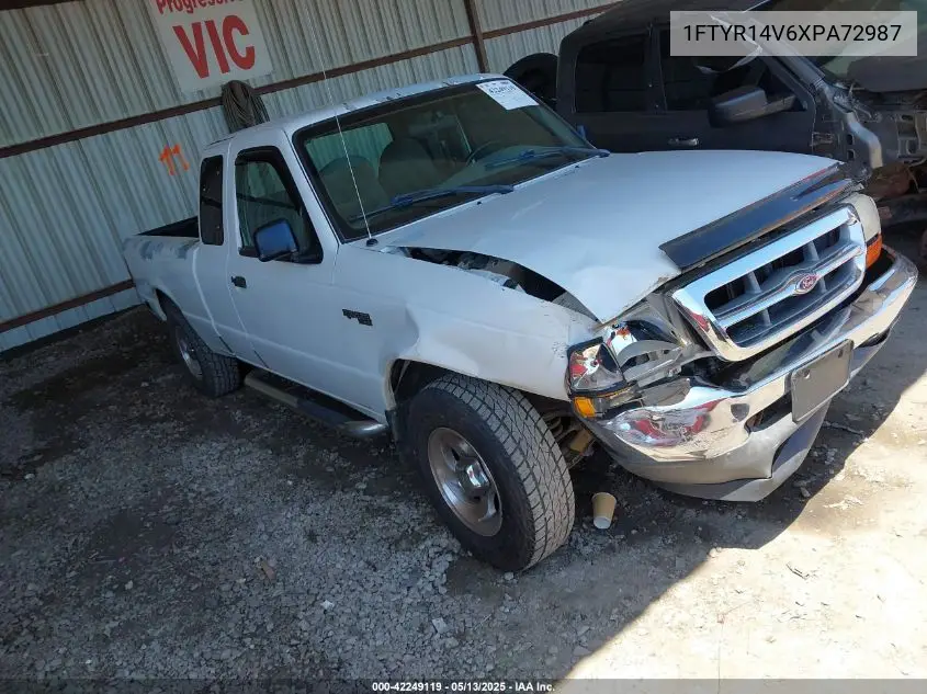1999 Ford Ranger Xl/Xlt VIN: 1FTYR14V6XPA72987 Lot: 42249119