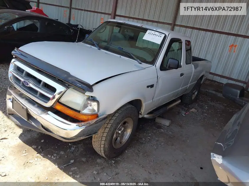 1999 Ford Ranger Xl/Xlt VIN: 1FTYR14V6XPA72987 Lot: 42249119