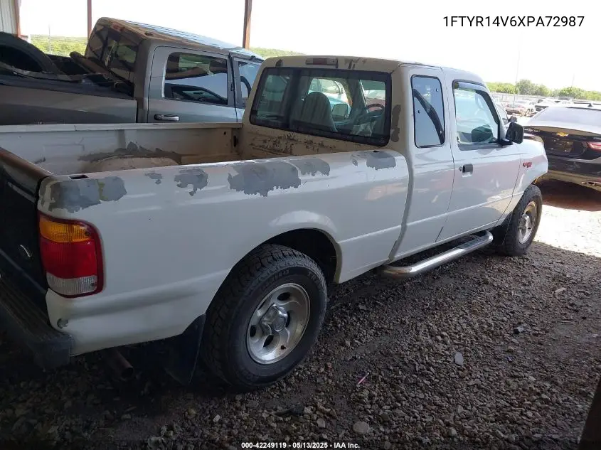 1999 Ford Ranger Xl/Xlt VIN: 1FTYR14V6XPA72987 Lot: 42249119