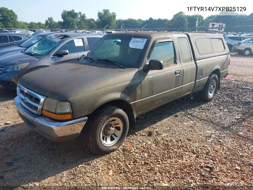1999 Ford Ranger Xl/Xlt VIN: 1FTYR14V7XPB25129 Lot: 42607632
