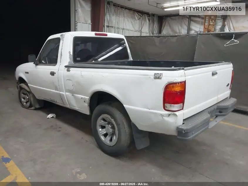 1999 Ford Ranger Xl/Xlt VIN: 1FTYR10CXXUA35916 Lot: 42619208