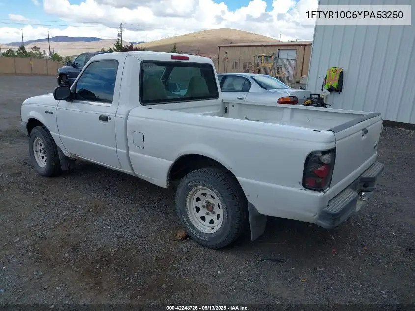 2000 Ford Ranger Xl/Xlt VIN: 1FTYR10C6YPA53250 Lot: 42248726