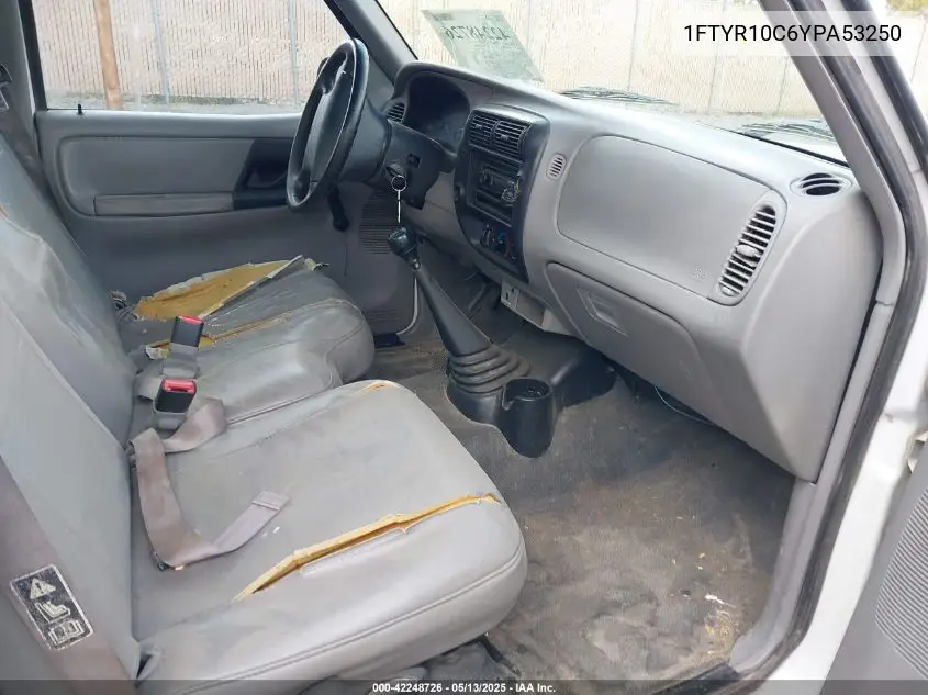2000 Ford Ranger Xl/Xlt VIN: 1FTYR10C6YPA53250 Lot: 42248726