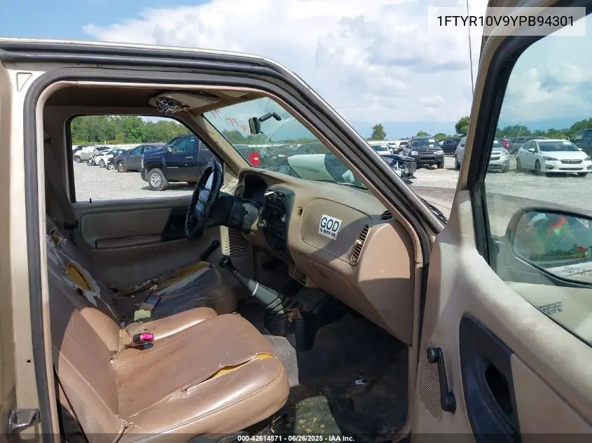 2000 Ford Ranger Xl/Xlt VIN: 1FTYR10V9YPB94301 Lot: 42614571