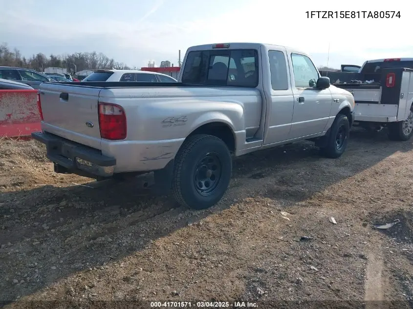 2001 Ford Ranger Edge/Xlt VIN: 1FTZR15E81TA80574 Lot: 41701571