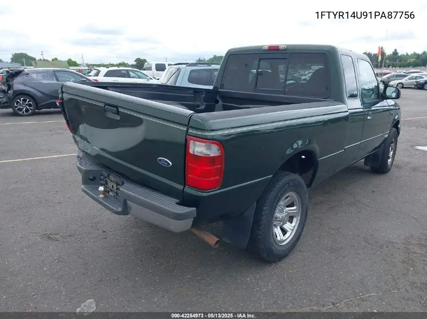 2001 Ford Ranger Edge/Xl/Xlt VIN: 1FTYR14U91PA87756 Lot: 42254973
