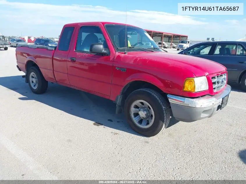 2001 Ford Ranger Super Cab VIN: 1FTYR14U61TA65687 Lot: 42609364