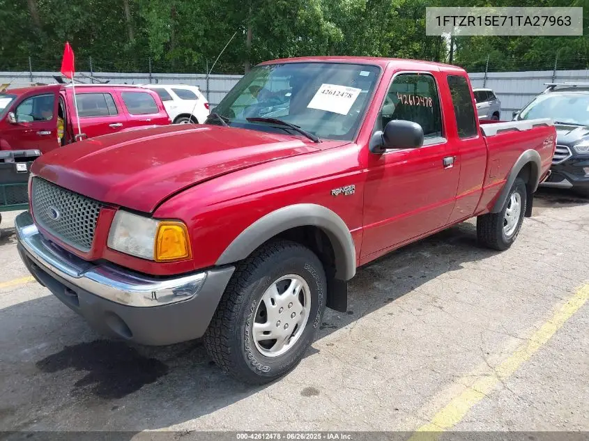 2001 Ford Ranger Edge/Xlt VIN: 1FTZR15E71TA27963 Lot: 42612478