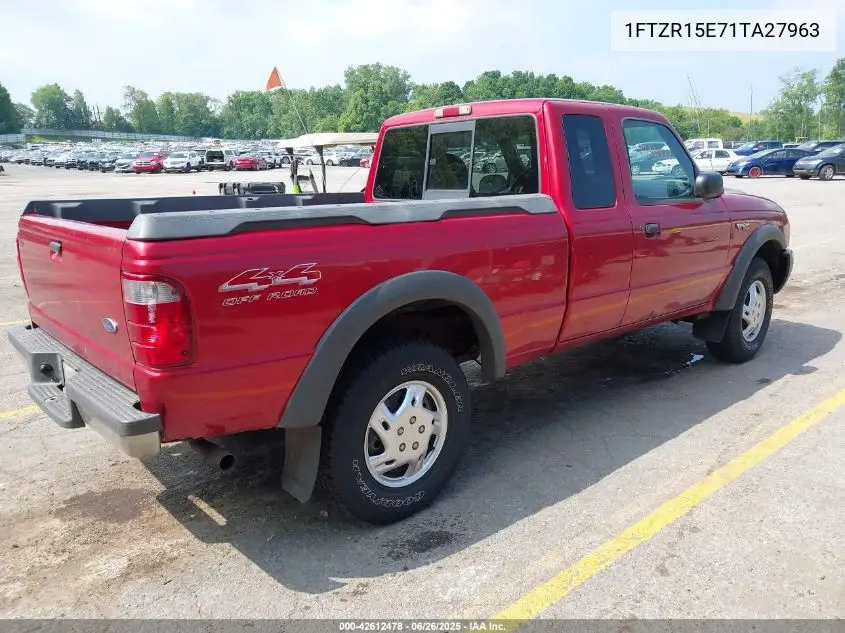 2001 Ford Ranger Edge/Xlt VIN: 1FTZR15E71TA27963 Lot: 42612478