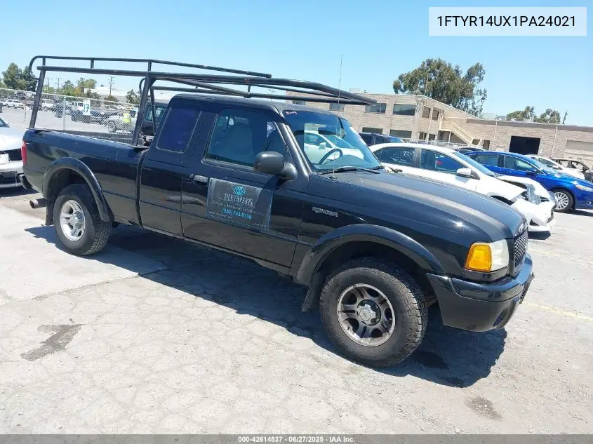 2001 Ford Ranger Edge/Xl/Xlt VIN: 1FTYR14UX1PA24021 Lot: 42614537