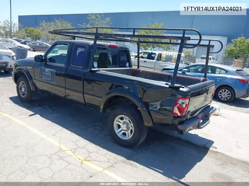 2001 Ford Ranger Edge/Xl/Xlt VIN: 1FTYR14UX1PA24021 Lot: 42614537