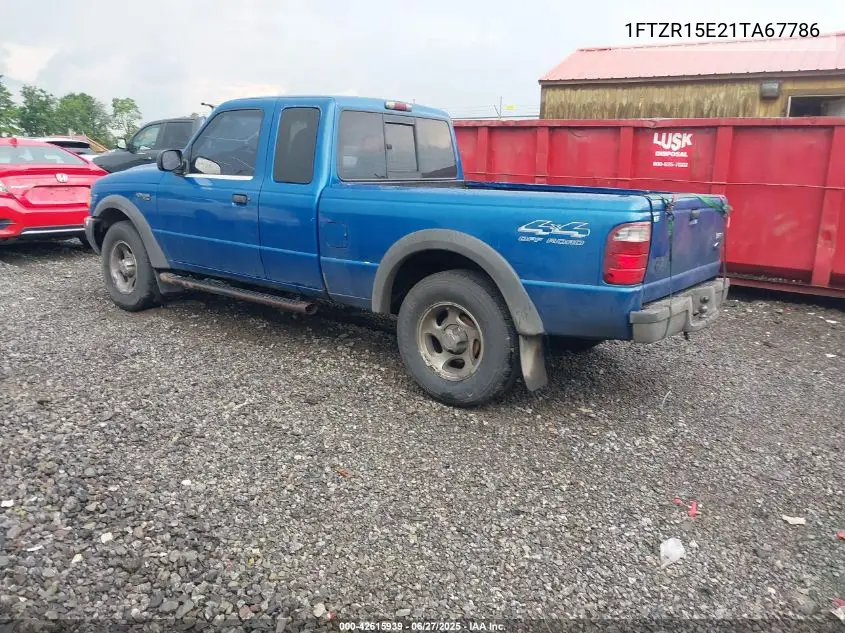 2001 Ford Ranger Edge/Xlt VIN: 1FTZR15E21TA67786 Lot: 42615939