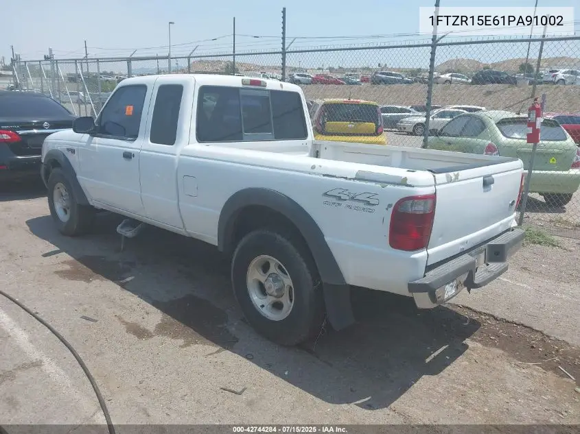 2001 Ford Ranger Edge/Xlt VIN: 1FTZR15E61PA91002 Lot: 42744284
