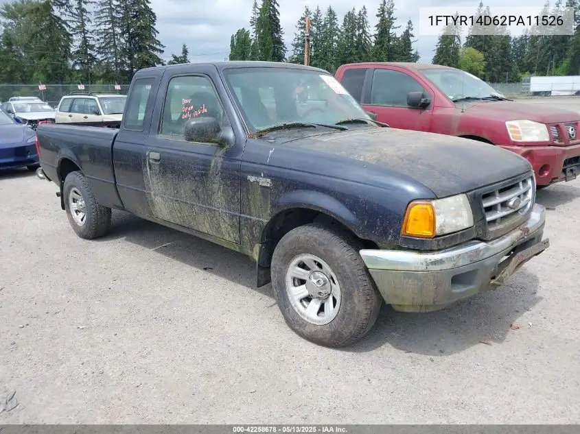2002 Ford Ranger Xl/Xlt VIN: 1FTYR14D62PA11526 Lot: 42258678