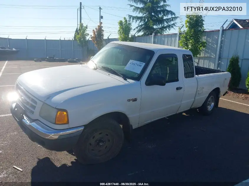 2002 Ford Ranger Edge/Tremor/Xl/Xlt VIN: 1FTYR14UX2PA32010 Lot: 42617448