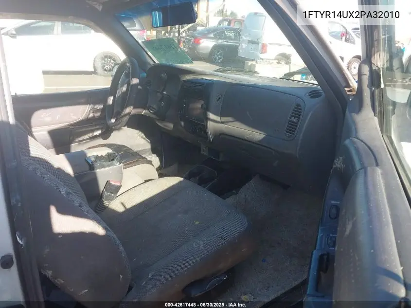 2002 Ford Ranger Edge/Tremor/Xl/Xlt VIN: 1FTYR14UX2PA32010 Lot: 42617448