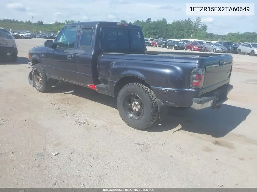 2002 Ford Ranger Xlt VIN: 1FTZR15EX2TA60649 Lot: 42620656
