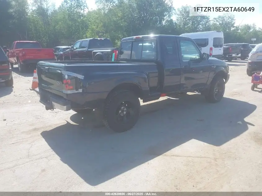 2002 Ford Ranger Xlt VIN: 1FTZR15EX2TA60649 Lot: 42620656