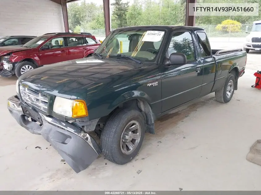 1FTYR14V93PA51660 2003 Ford Ranger Edge/Tremor/Xl/Xlt