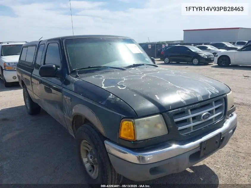 2003 Ford Ranger Edge/Tremor/Xl/Xlt VIN: 1FTYR14V93PB28463 Lot: 42263481