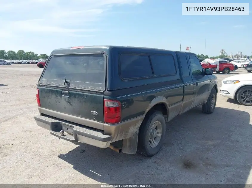 2003 Ford Ranger Edge/Tremor/Xl/Xlt VIN: 1FTYR14V93PB28463 Lot: 42263481