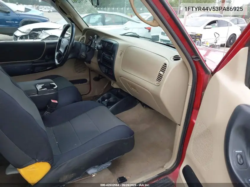 2003 Ford Ranger Edge/Tremor/Xlt VIN: 1FTYR44V53PA86925 Lot: 42532564