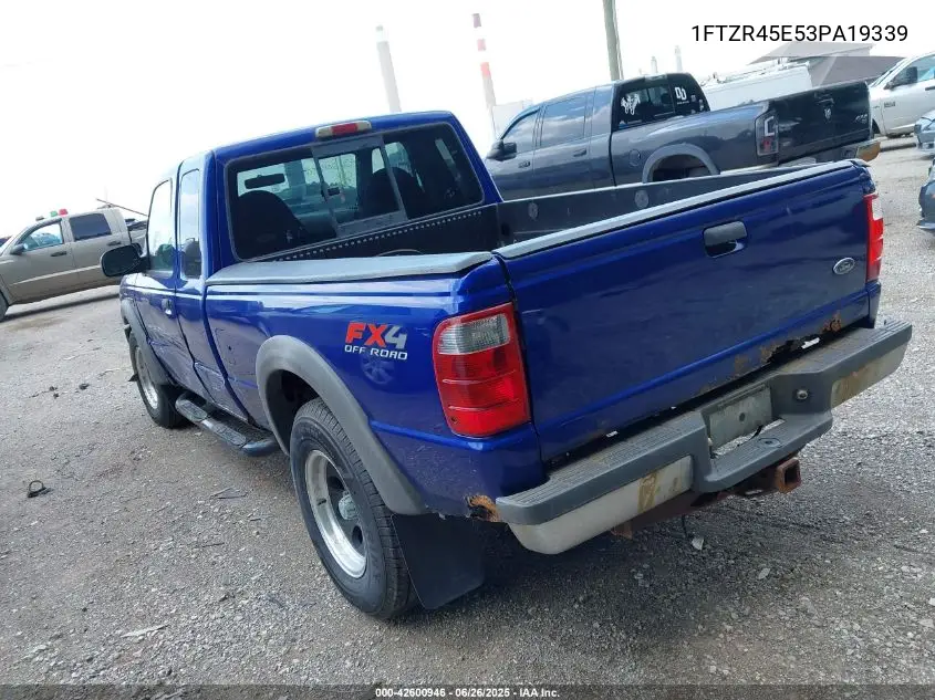 2003 Ford Ranger Super Cab VIN: 1FTZR45E53PA19339 Lot: 42600946