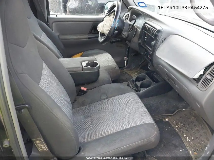 2003 Ford Ranger VIN: 1FTYR10U33PA54275 Lot: 42617101