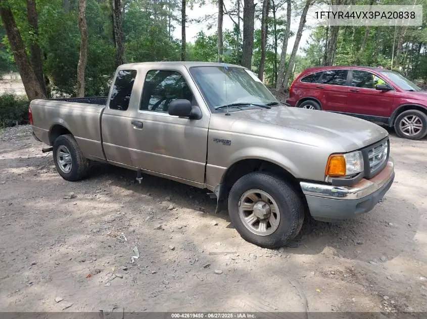 2003 Ford Ranger Edge/Tremor/Xlt VIN: 1FTYR44VX3PA20838 Lot: 42619450