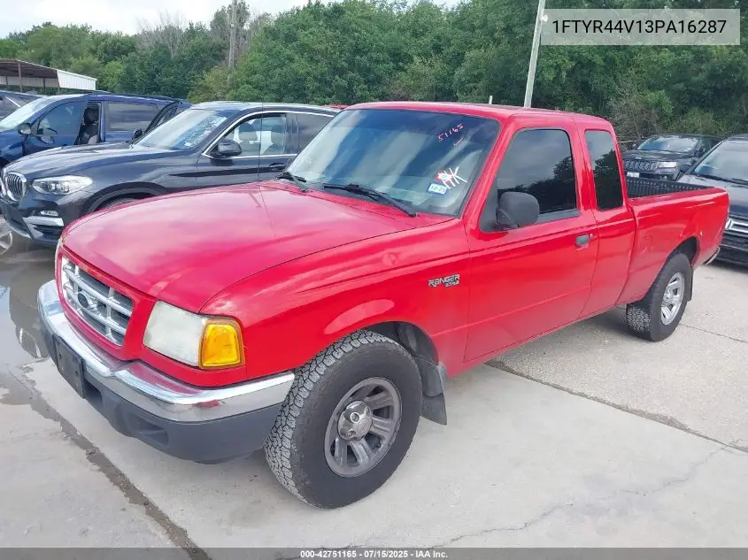 2003 Ford Ranger Edge/Tremor/Xlt VIN: 1FTYR44V13PA16287 Lot: 42751165