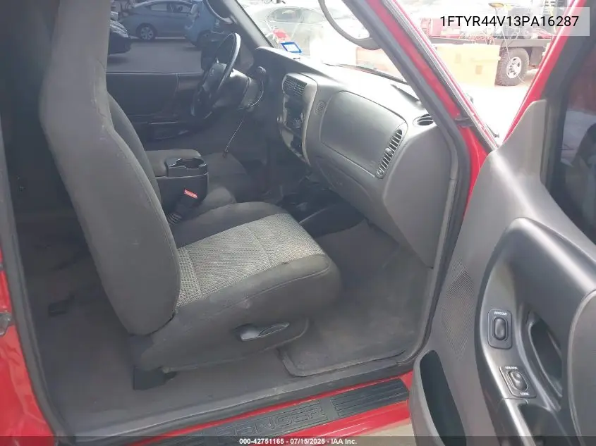 2003 Ford Ranger Edge/Tremor/Xlt VIN: 1FTYR44V13PA16287 Lot: 42751165