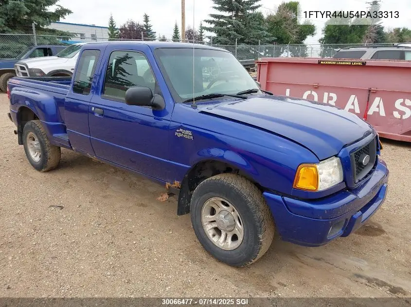 2004 Ford Ranger Super Cab VIN: 1FTYR44U54PA33313 Lot: 30066477
