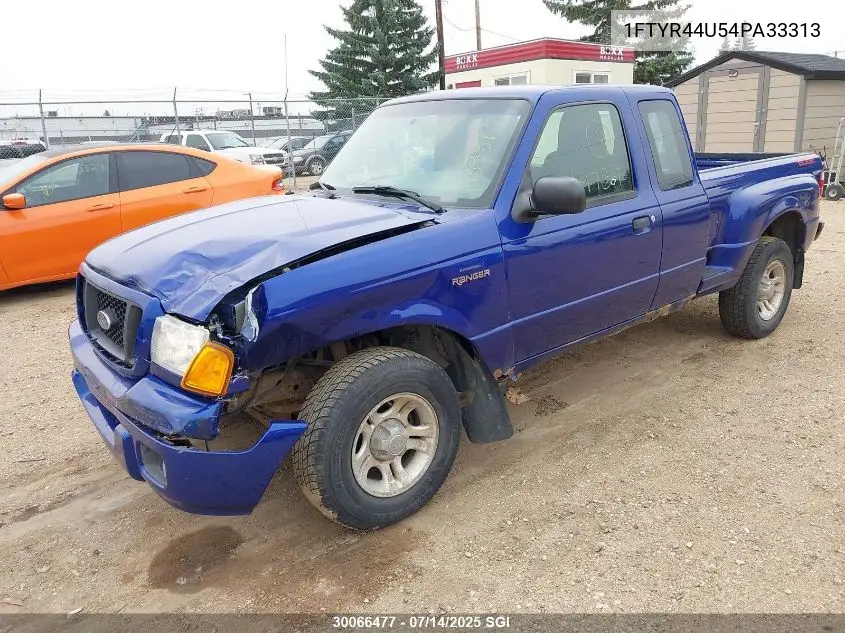 2004 Ford Ranger Super Cab VIN: 1FTYR44U54PA33313 Lot: 30066477