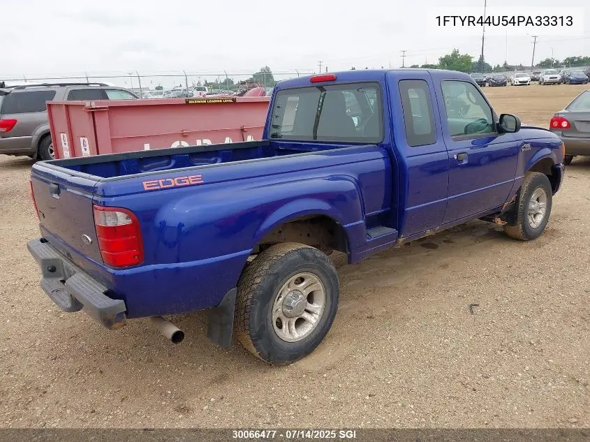 2004 Ford Ranger Super Cab VIN: 1FTYR44U54PA33313 Lot: 30066477