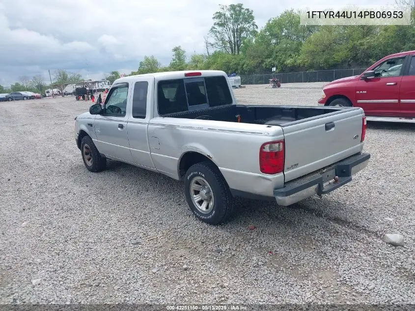 2004 Ford Ranger Edge/Tremor/Xlt VIN: 1FTYR44U14PB06953 Lot: 42251150